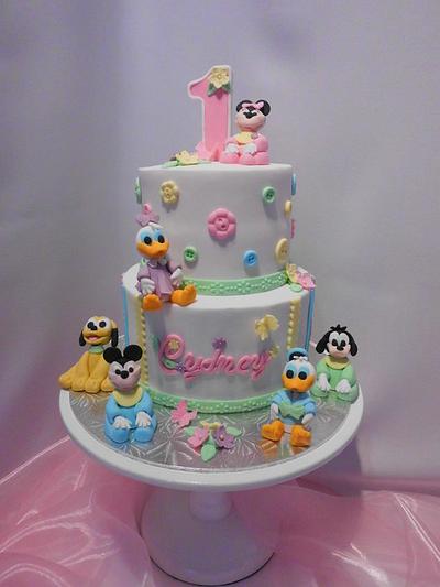Disney Babies First Birthday Cake - Cake by Michelle