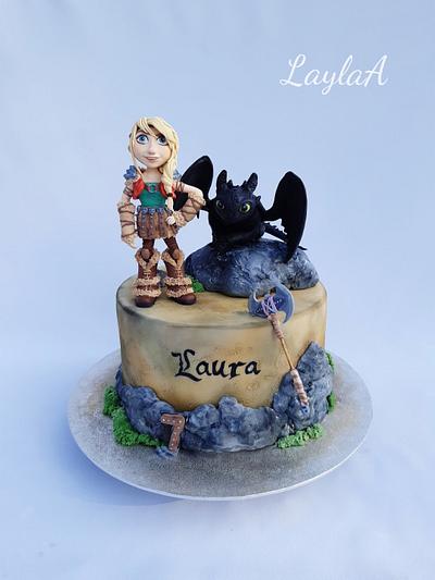 How to train your dragon  - Cake by Layla A