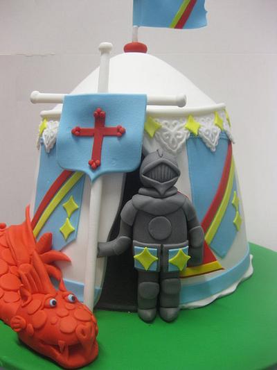 Don't let the Dragon into the tent! - Cake by Cupcake Group Limiited