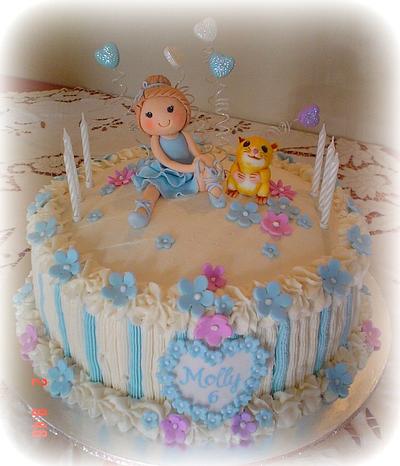 Ballerina and her Hamster Cake - Cake by gailb