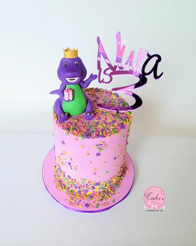Barney loves sprinkles! - Cake by Cakes Inspired by me