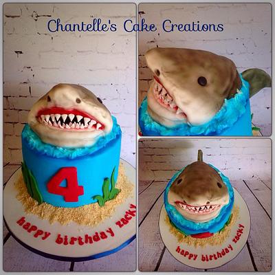 Shark Attack - Cake by Chantelle's Cake Creations