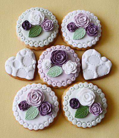 Roses cookies - Cake by benyna
