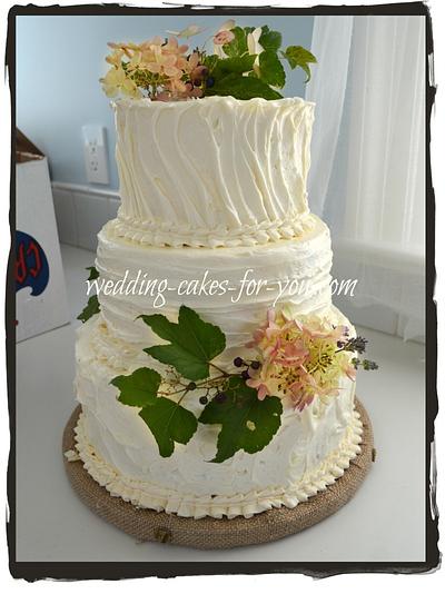 Rustic Wedding Cake - Cake by Wedding Cakes For You 