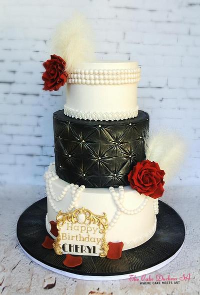 A touch of Glamour - Cake by Sumaiya Omar - The Cake Duchess 