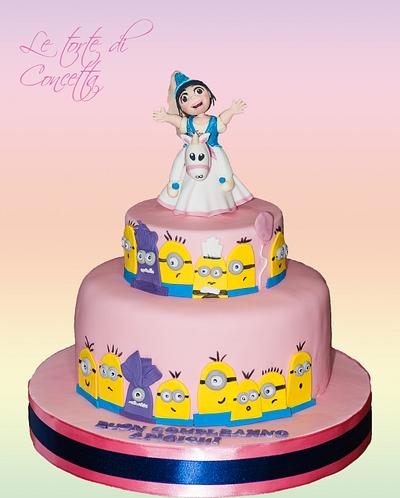 Cake with Agnes of Despicable Me - Cake by Concetta Zingale