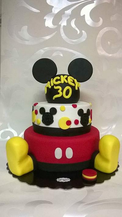 Mickey Mouse Cake - Cake by AçúcarArte Cake Design