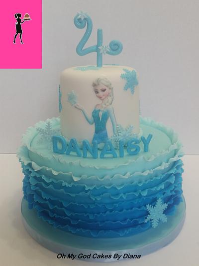 frozen cake - Cake by oh my god cakes by diana