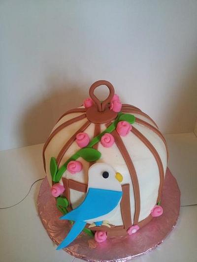 Maddie's Yogi Bird Birdcage - Cake by Carrie