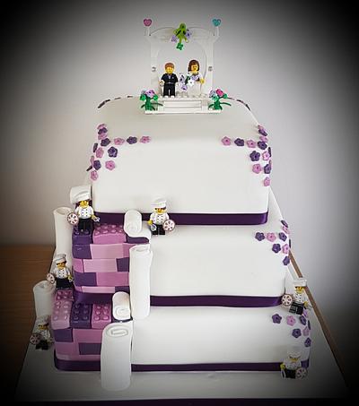 My friends Wedding cake - Cake by Michelle Payne