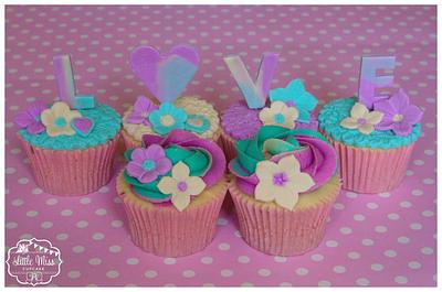 Tie Dye cupcakes - Cake by Little Miss Cupcake