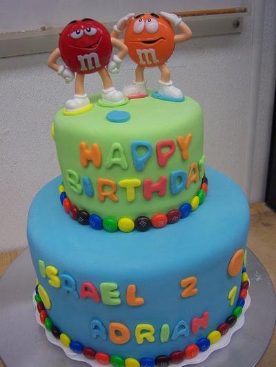 M & M's - Cake by kathy 