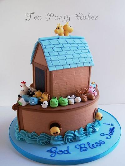 Noah's Ark Baptism Cake - Cake by Tea Party Cakes