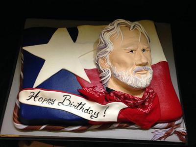 Kris Kristofferson 79 Birthday Celebration  - Cake by Irene Selby - Austin3DCakes