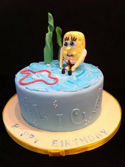 spongebob - Cake by sasha