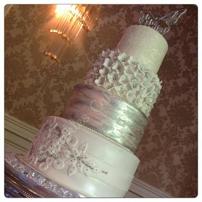 My First Wedding Cake - Cake by Shirley Jones 