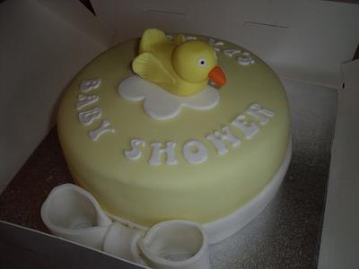 Little Duck Baby Shower Cake - Cake by Suzi Saunders