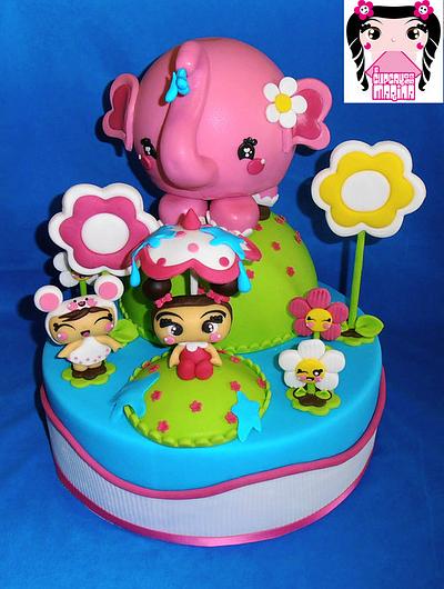 La torta dell'elefante kawaii - Cake by Le Cupcakes della Marina