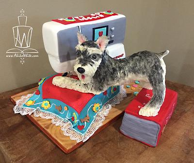 Sewing Dog - Cake by Akiko White 