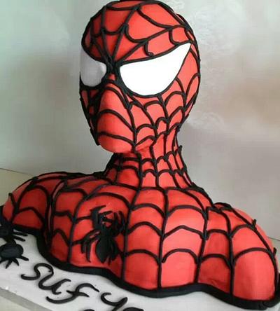 spiderman  cake  - Cake by TheCakeryBoutique