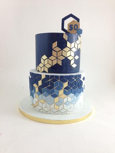 Geometric cake - Cake by tomima