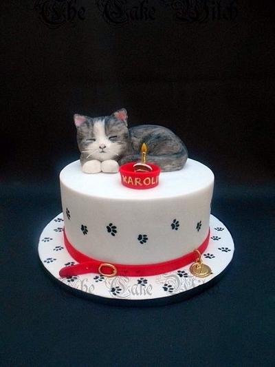 Birthday Kitten - Cake by Nessie - The Cake Witch