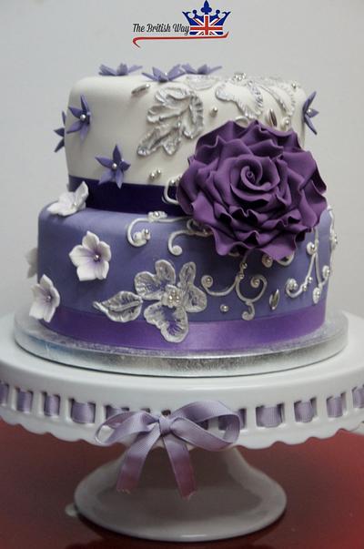 Purple cake - Cake by Maja Brookes