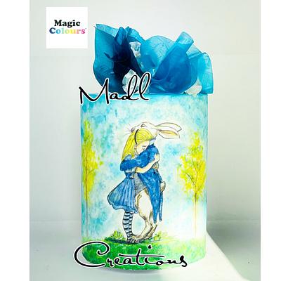 Alice painting - Cake by Cindy Sauvage 