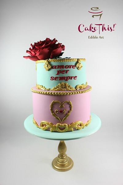 Vow Renewal Cake - Cake by Cake This