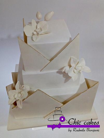 Elegant wedding cake - Cake by Radmila