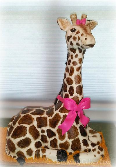 3D Giraffe Cake "Penelope" - Cake by Enticing Cakes Inc.