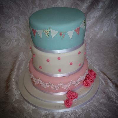 Wedding Cake - Cake by Caron Eveleigh