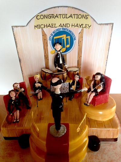 Orchestra cake - Cake by Noreen Edwards
