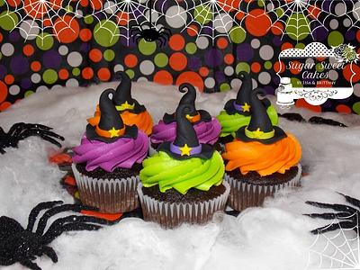 Witch Hat Cupcakes - Cake by Sugar Sweet Cakes