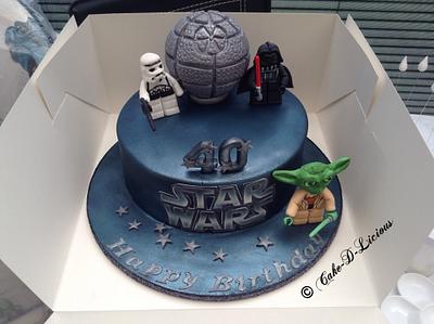 Star Wars 40th Birthday Cake - Cake by Sweet Lakes Cakes