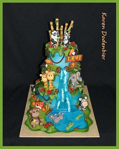 Jungle cake - Cake by Karen Dodenbier
