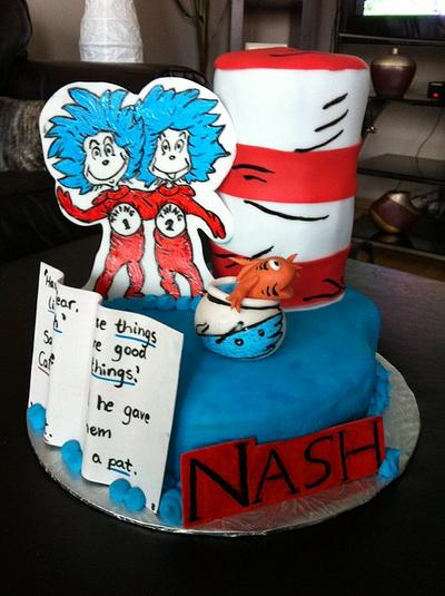 Cat in the Hat - Cake by The Cakery 
