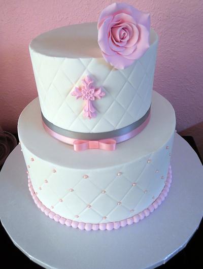 Christening Cake  - Cake by Rosa