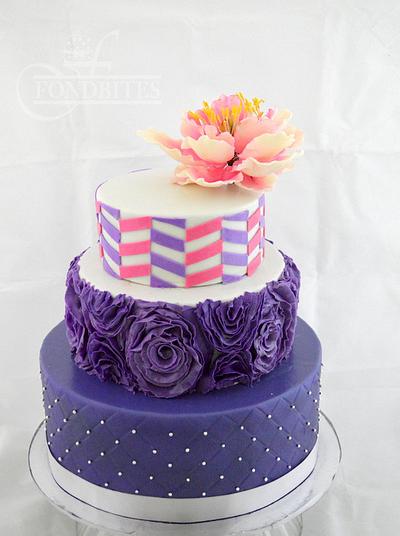 Pretty Purple - Cake by Subhashini Ramsingh