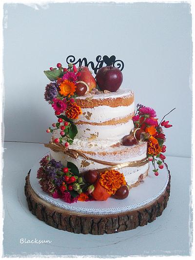Autumn wedding cake - Cake by Zuzana Kmecova
