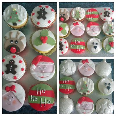 Christmas Cupcakes - Cake by Beckie Hall