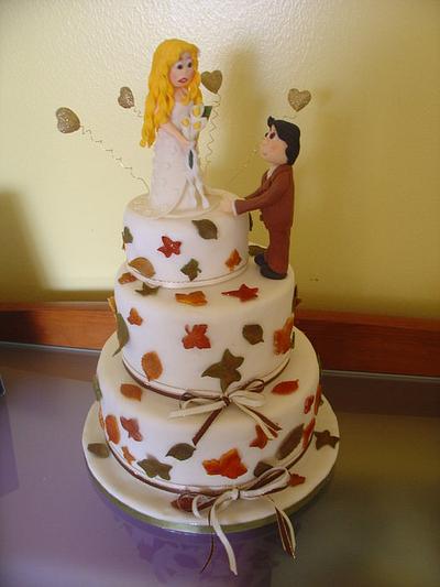 my 1st wedding cake - Cake by Sofia Costa (Cakes & Cookies by Sofia Costa)