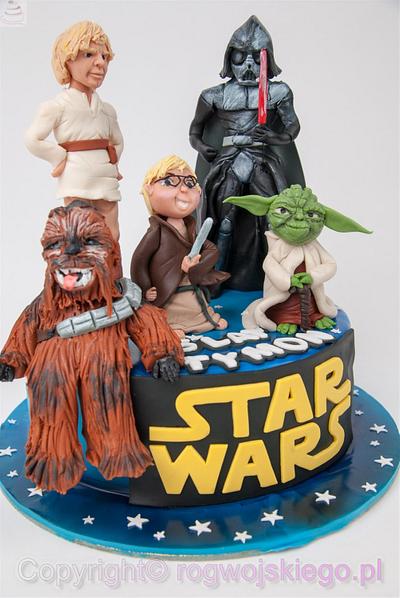 Star Wars Cake / Tort Gwiezdne Wojny  - Cake by Edyta rogwojskiego.pl
