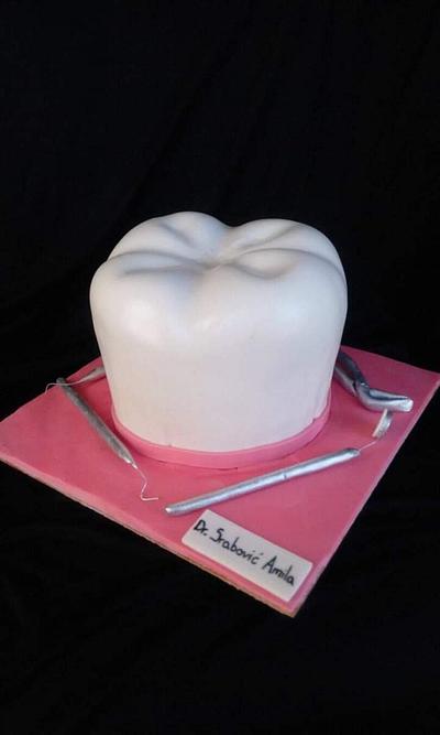 Tooth cake 3D - Cake by Ramiza Tortice 