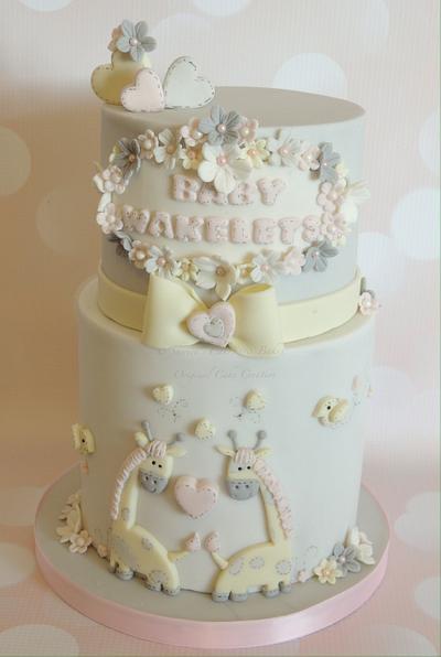 Twin Baby Shower cake - Cake by Shereen