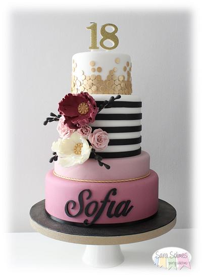 Charming Sofia's cake - Cake by Sara Solimes Party solutions