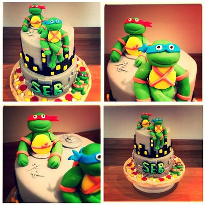 Teenage Mutant Ninja Turtles birthday cake  - Cake by White Rose Bakery