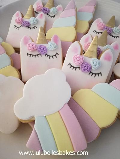 Unicorn cookies - Cake by Lulubelle's Bakes