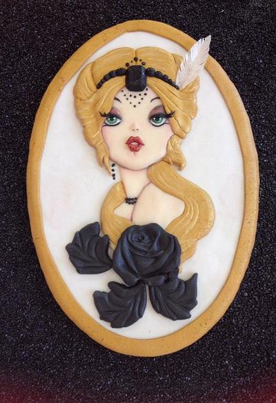 lady plume - Cake by Angela Cassano