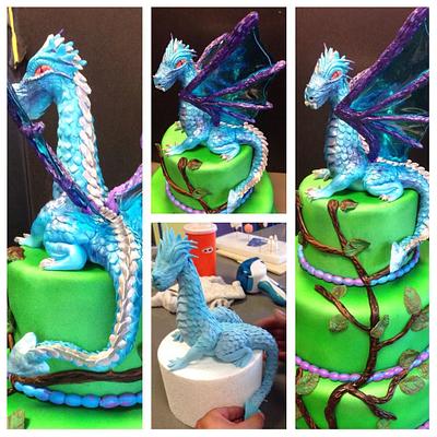 Dragon theme Wedding Cake - Cake by SayitWithCakeCo